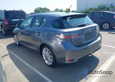 2012 Lexus Ct 200H Premium из США, поврежденный, VIN JTHKD5BH5C2060652